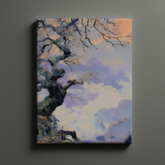 Matte Canvas Wall Art - Serene Landscape Decor, Home Decor, Nature Artwork, Gift for Art Lovers, Modern Wall Hanging, Timeless Decor