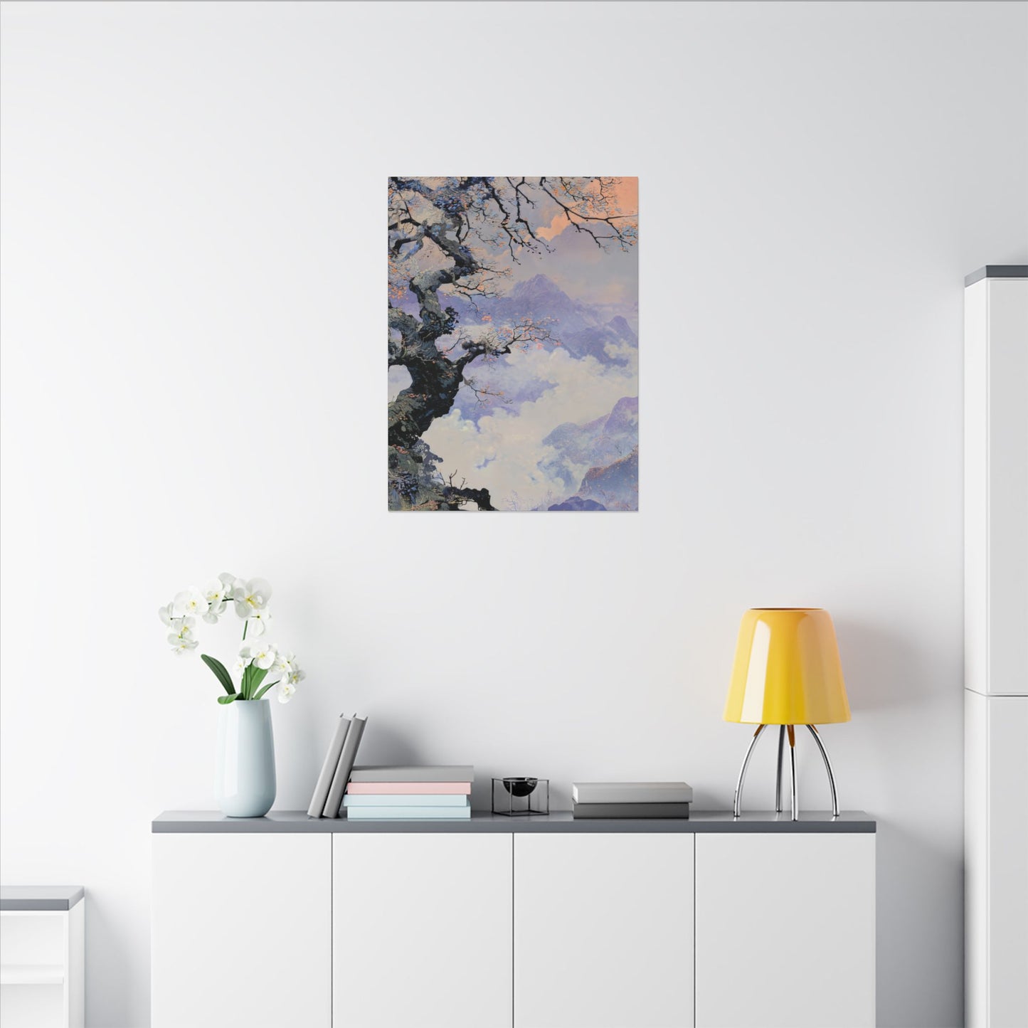 Matte Canvas Wall Art - Serene Landscape Decor, Home Decor, Nature Artwork, Gift for Art Lovers, Modern Wall Hanging, Timeless Decor