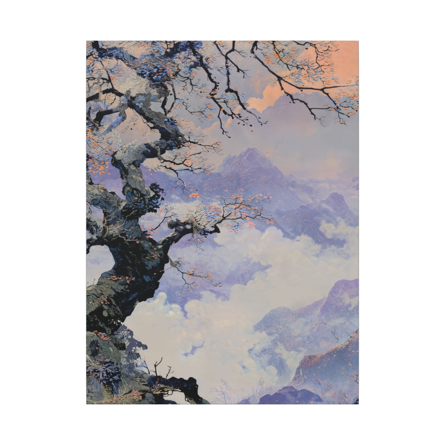 Matte Canvas Wall Art - Serene Landscape Decor, Home Decor, Nature Artwork, Gift for Art Lovers, Modern Wall Hanging, Timeless Decor