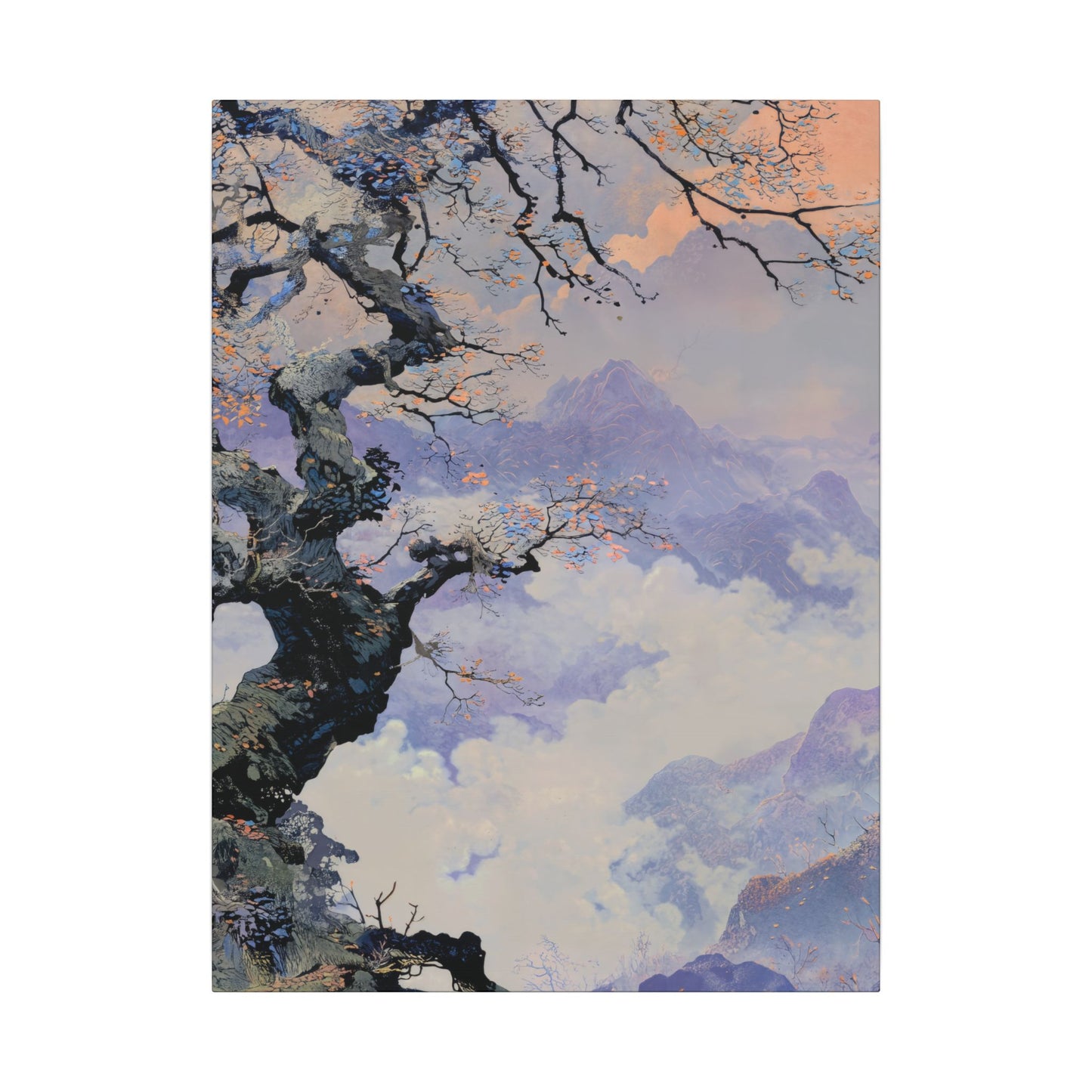 Matte Canvas Wall Art - Serene Landscape Decor, Home Decor, Nature Artwork, Gift for Art Lovers, Modern Wall Hanging, Timeless Decor